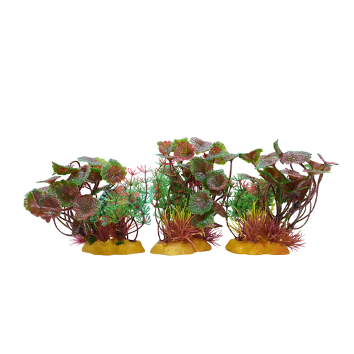 [YS-70104-4] Yusee Aquarium Decorations - Artificial Plant YS-70104-4 [Height:4"]