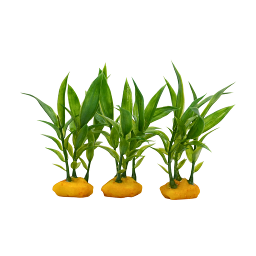 [YS-70516-4] Yusee Aquarium Decorations - Artificial Plant YS-70516-4 [Height:4"]