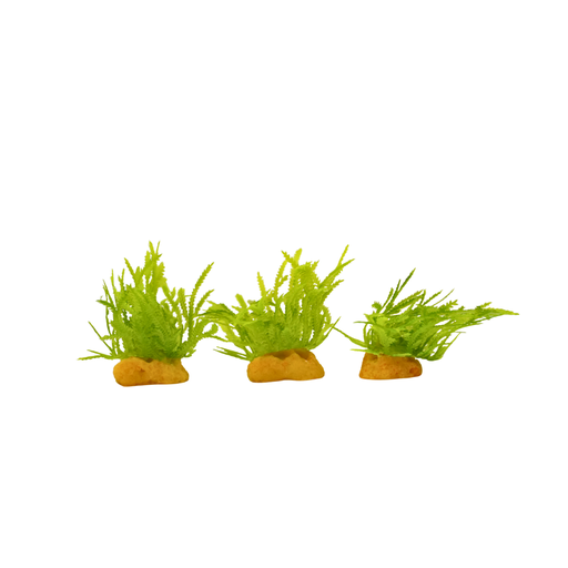 [70602A-3] Yusee Aquarium Decorations - Artificial Plant 70602A-3 [Height:3"]