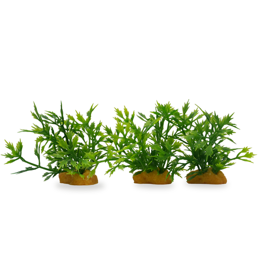 [70602B-3] Yusee Aquarium Decorations - Artificial Plant 70602B-3 [Height:3"]