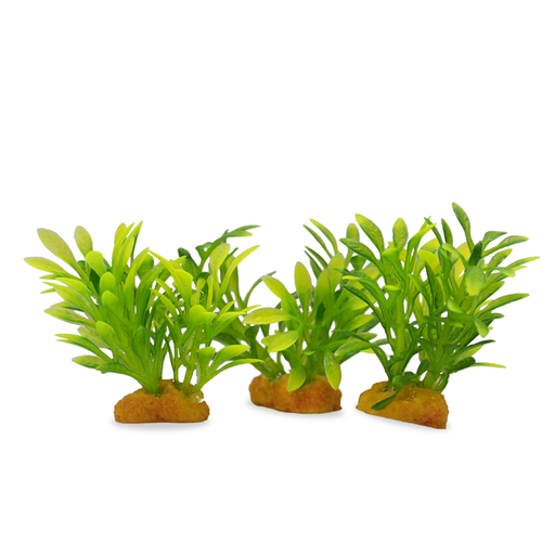 [70610A-4] Yusee Aquarium Decorations - Artificial Plant 70610A-4 [Height:4"]