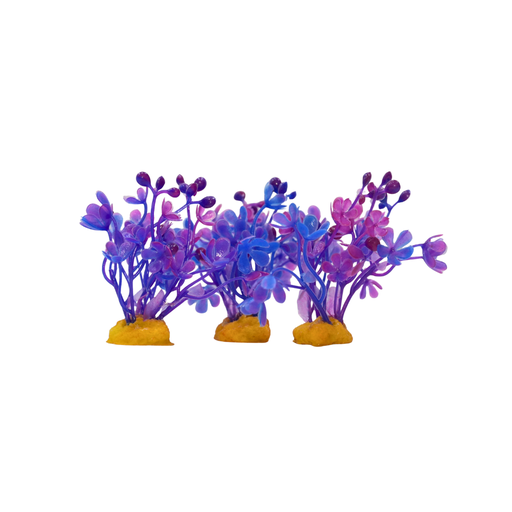 [YS-70404A-4] Yusee Aquarium Decorations - Artificial Plant YS-70404A-4 [Height:4"]
