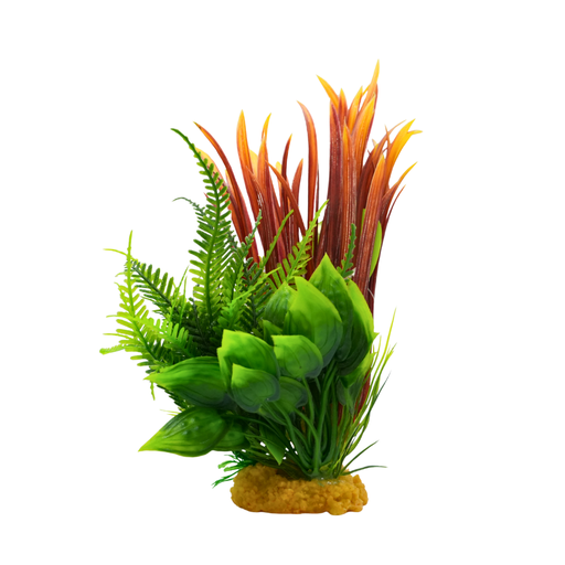 [YS-30802] Yusee Aquarium Decorations - Artificial Plant 30802 [18x15x23cm]