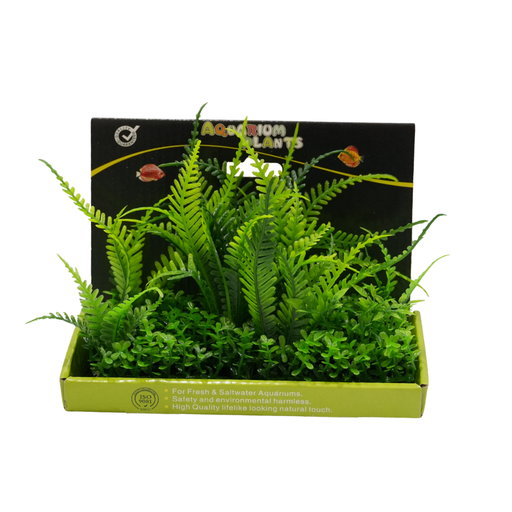 [YM-0201] Yusee Aquarium Decorations - Artificial Plant YM-0201 [Height:15cm]
