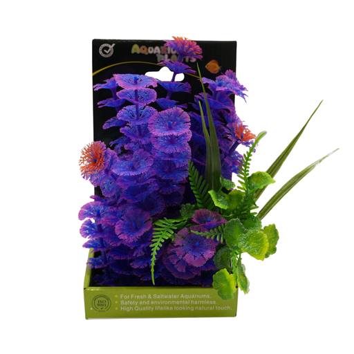 [YM-3202] Yusee Aquarium Decorations - Artificial Plant YM-3202 [Height:22cm]