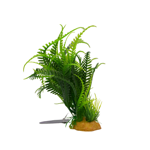[YS-70203A-6] Yusee Aquarium Decorations - Artificial Plant YS-70203A-6 [Height:6"]