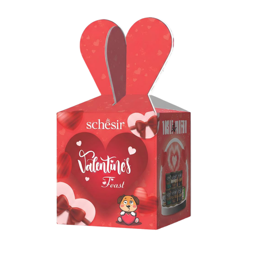 [0664554455701] Schesir Taste The World Valentine Feast'26 Gift Pack for Dogs