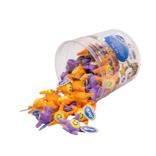 [LR1717100] Duvo+ Plush Star Mix Purple/orange 