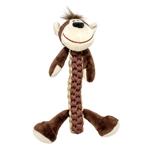 [LR12037] Duvo+ Zoo Friends Martin Monkey Stick Brown - Dog Toy 32x22x10cm    