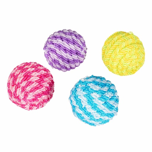 [LR15419] Duvo+ Multi ball with sound Multicolour - Cat Toy  4set 5x5x5cm