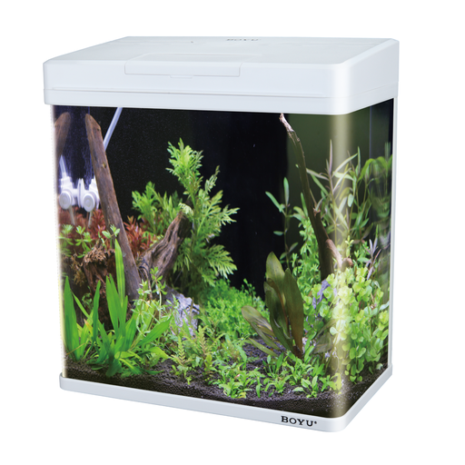 [BYMS-420D-W] Boyu Aquarium MS-Series(Without Cabinet)[Color - White,Dimension - 400x230x450mm] 