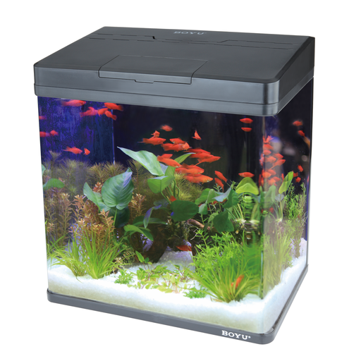 [BYMS-420D-B] Boyu Aquarium MS-Series(Without Cabinet)[Color - Black,Dimension - 400x230x450mm]  
