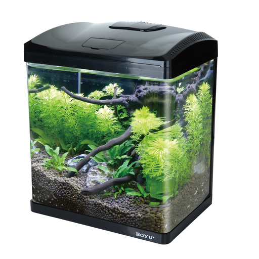 [BYEC-400D-B] Boyu Aquarium EC-Series(Without Cabinet)[Color - Black,Dimension - 382x261x450cm]    