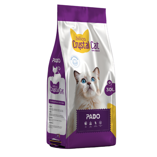 [PD-83087] Pado Silica Crystal Cat Litter 30L - Baby Powder