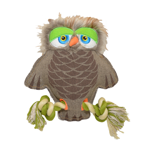 [LR171313] Duvo+ Canvas Owl 20X18Cm