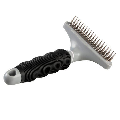 [LR10051] Duvo+ Dematting Rake 37 Pins Black/Grey