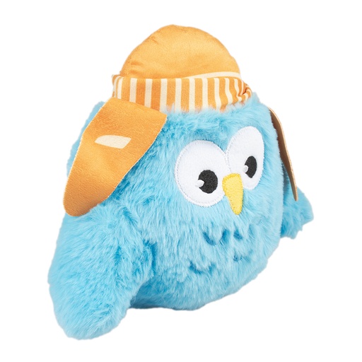 [LR14960] Duvo+ Plush Owl Boy 24X17X8cm Blue