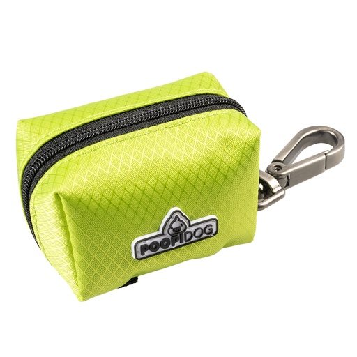 [LR13139] Duvo+ Poo Bag Dispenser Nylon 14X7X6cm Green