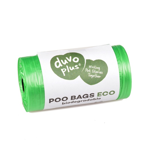 [LR12497] Duvo+ Poo Bags Eco Biodegradable 20St - Display Green