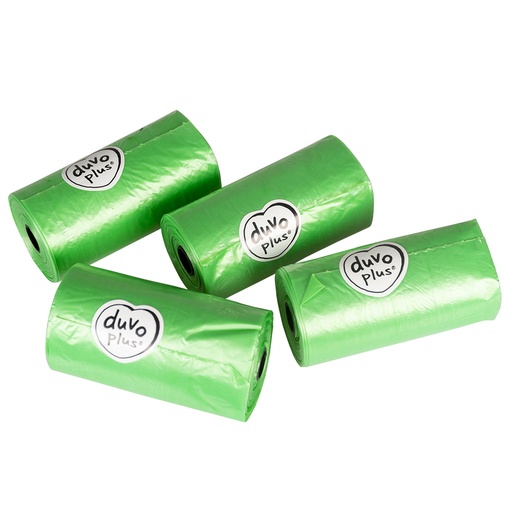 [LR12495] Duvo+ Poo Bags Eco Biodegradable 8X20St Green
