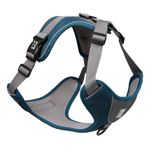 [LR14210] Duvo+ Ultimate Fit No-Pull Harness Classic Xl - 52-66Cm - 71- 104cm Petrol Blue