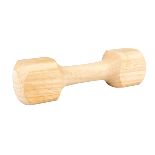 [LR13492] Duvo+ Wooden Retrieving Dumbbell XL - 29.5X7.5X7.5cm - 725G Brown