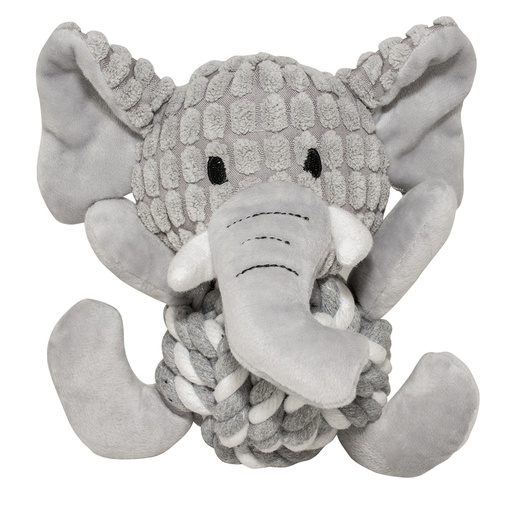 [LR12039] Duvo+ Zoo Friends Elsa Elephant Ball 18X19X12Cm Grey