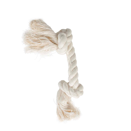 [LR4705003] Duvo+ Tug Toy Knotted Rope 35Cm White