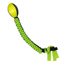 [LR12032] Duvo+ Sporty Rugby With Tail 69x8x7cm Black/Yellow 