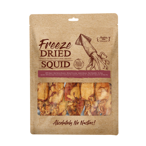 [AB-4711] Absolute Bites Freeze Dried Dog Treats - Squid 40g