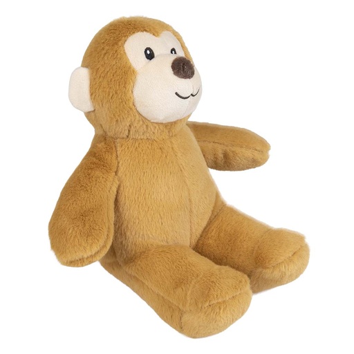 [LR16742] Duvo+ Plush Pawbies Monkey Dog Toy 26x17x27cm - Brown  