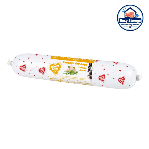 [LR16793] Duvo+ Sausage For Dogs - 400g [Chicken & Peas] 
