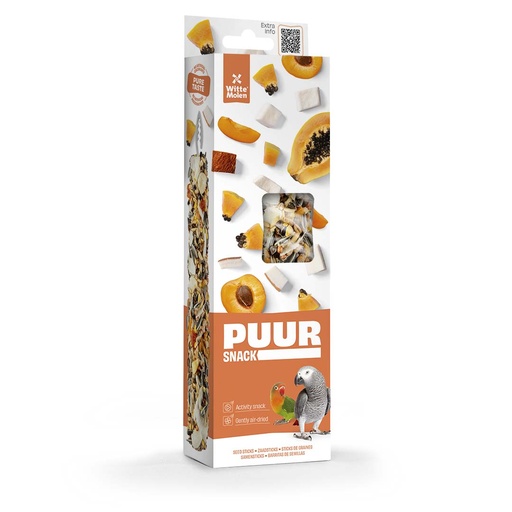 [LR653994] Witte Molen Puur Sticks With  Papaya & Apricot For Lovebird - [Weight - 170g]