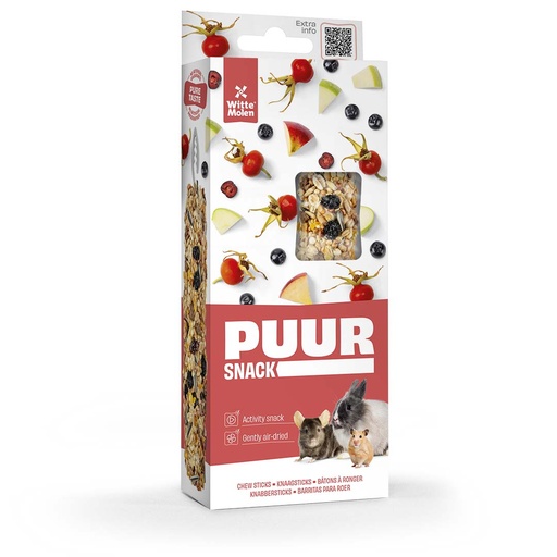 [LR653970] Witte Molen Chew Sticks With Apple & Chokeberry For Rabbit & Small Animals - [Weight - 100g] 