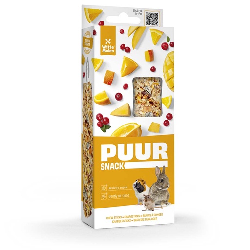 [LR653973] Witte Molen Chew Sticks With Orange & Mango For Rabbit & Small Animals - [Weight - 90g] 