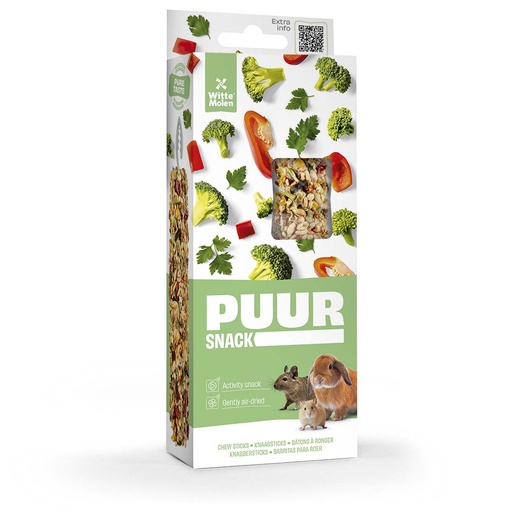 [LR653974] Witte Molen Chew Sticks With Broccoli & Bell Pepper For Rabbit & Small Animals - [Weight - 90g]  