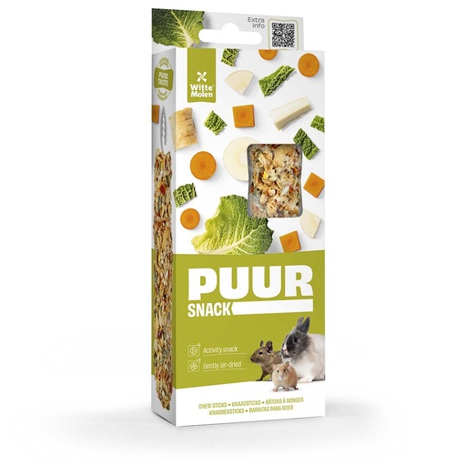 [LR653977] Witte Molen Chew Sticks With Parsnip & Cabbage For Rabbit & Small Animals - [Weight - 90g]  