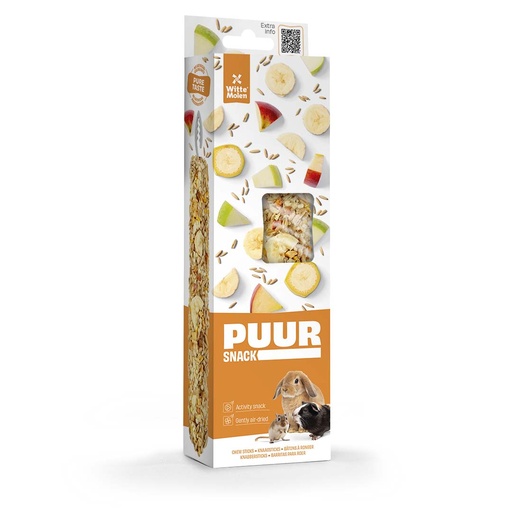 [LR653981] Witte Molen Chew Sticks With Banana & Apple For Rabbit & Small Animals - [Weight - 180g] 