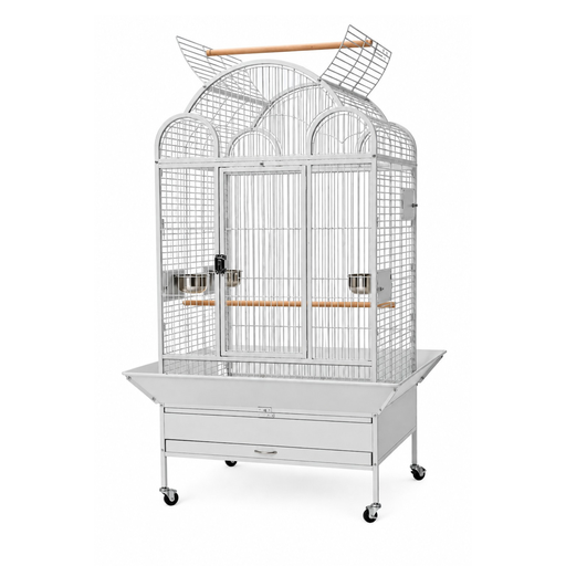 [BC-A8102-WHT] Dayang Bird Cage (A8102) - 102.2 x 83.2 x 167cm - White